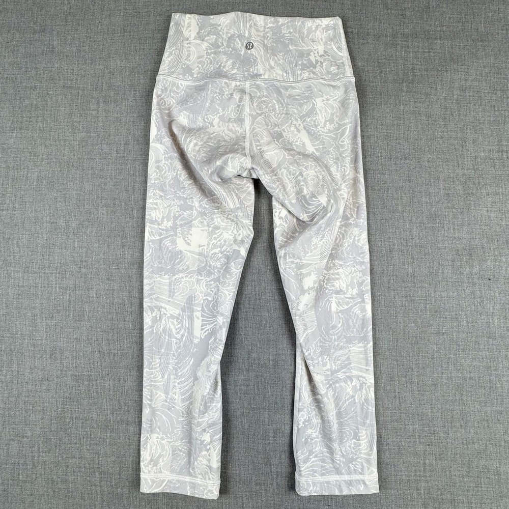 Lululemon Wunder Under Crop High-Rise 21" Womens 4 Tropical Shadow Starlight